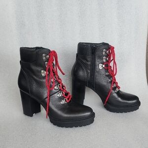 Lucky Brans Size 7 Leather Booties Used